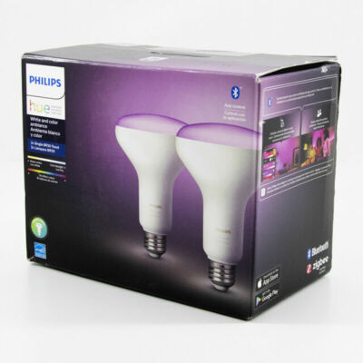 Philips Hue 548586 65W LED Smart Bulb - White and Color Ambiance-NIB