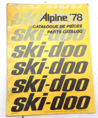 Ski Doo Parts Manual 1978 Alpine 480107500