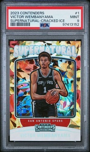 Victor Wembanyama [Cracked Ice] #1 2023 Panini Contenders Supernatural card