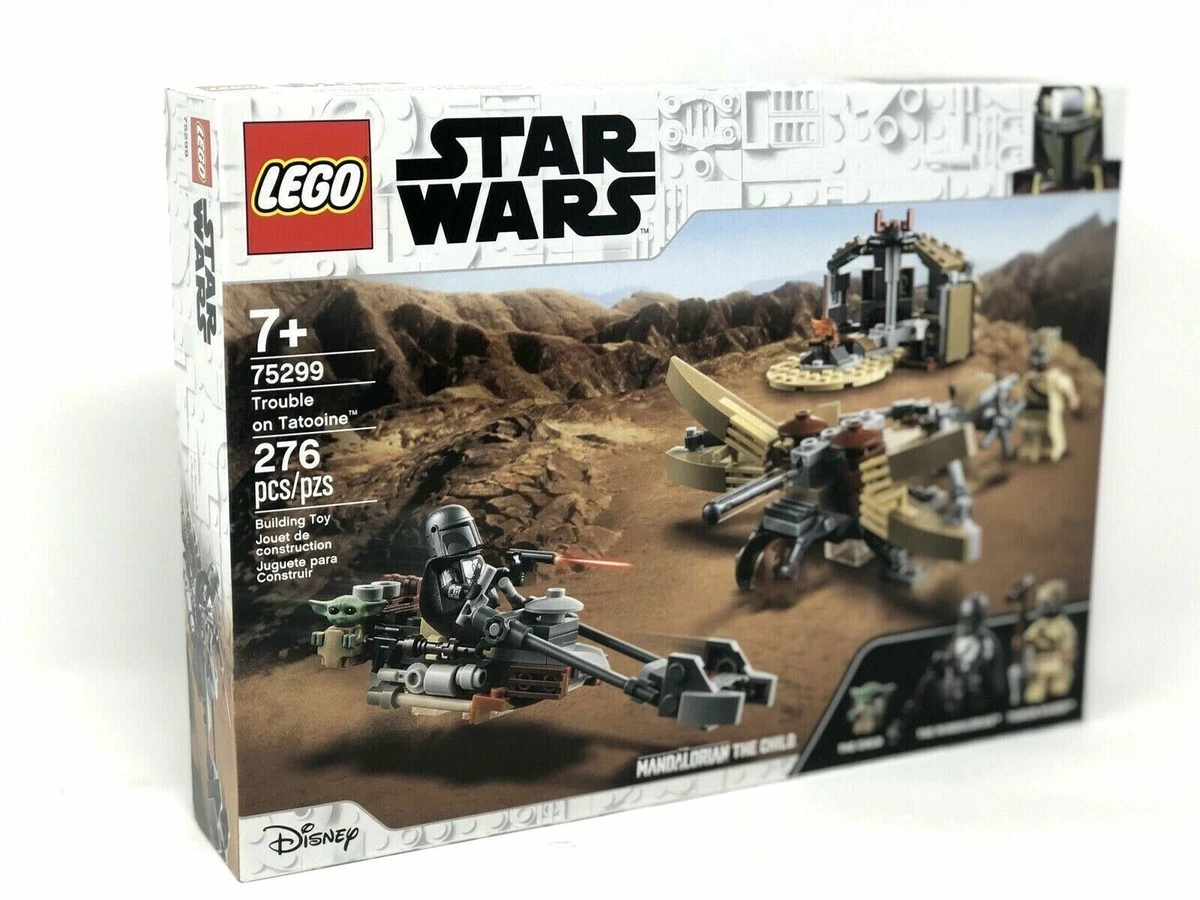 LEGO STAR WARS TROUBLE ON TATOOINE SET 75299 MANDALORIAN & CHILD NEW SEALED