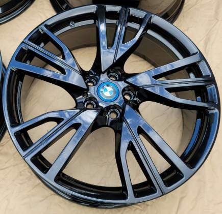 20" NEW BLACK OEM FACTORY ORIGINAL BMW i8 I12 I15 SUPER LIGHT FORGED WHEELS RIMS
