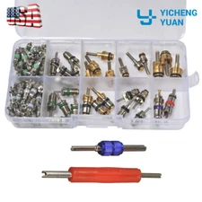 102pcs Car R12 & R134a A/C Air Conditioner Schrader Valve Core Remover Tool Kit