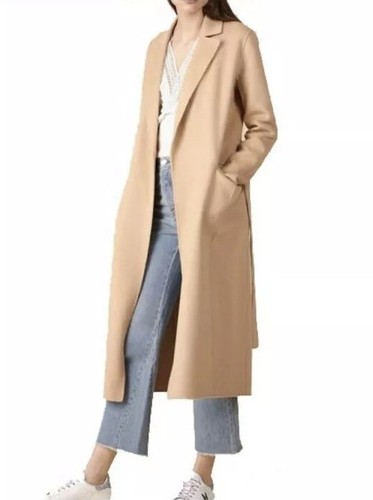 MAJE Galaxy Camel Beige Long Line Wool 