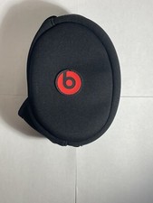 Beats by Dr. Dre Black Soft Cushioned Headphone Case Black And Red