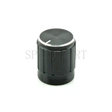 Aluminum Alloy Knob 15*17mm Rotary Switch Potentiometer Volume Control Black