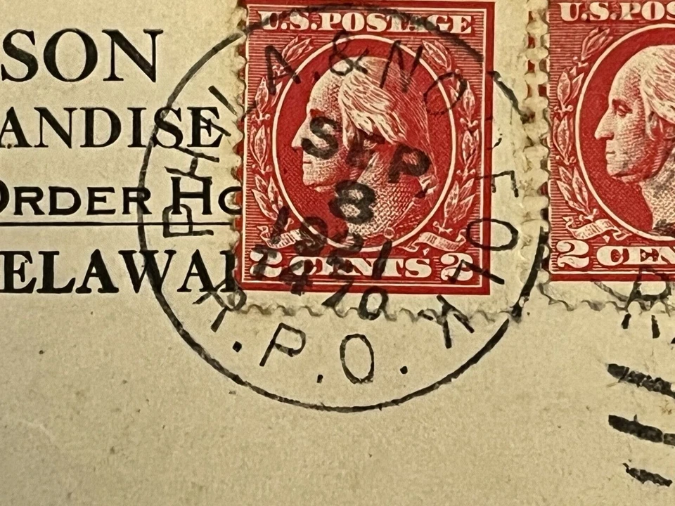 Seaford Delaware Cachet Cover Griffith Love Letter Ruby Richard E. Haskins 1921 - Image 2 of 4