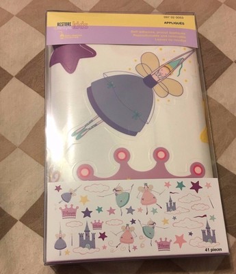 Restore & Restyle Kids Girls Room Wall Appliques Fairy Princess Collection