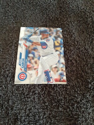 2020 Topps Chrome Robel Garcia Chicago Cubs Rookie Baseball Card #181