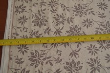 By 1/2 Yd, Gray Floral on Cream Quilt Cotton, Moda/French General/Fa-La-La, B405