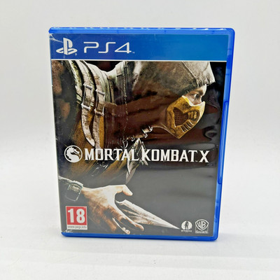 Mortal Kombat X PS4 Sony Playstation 4 PAL ITA Game Used COMPLETE
