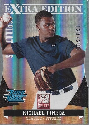 2011 Donruss Elite Extra Edition Aspirations #21 Michael Pineda/200 - BB