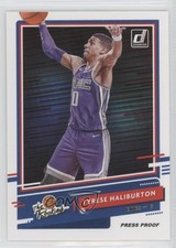 2020-21 Panini Donruss The Rookies Press Proof Tyrese Haliburton #5 7iu
