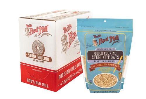 Bobs Red Mill Quick Cooking Steel Cut Oats 22-ounce Pack of 4