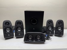 Logitech Z506 Surround Sound 5.1 Home Theater PC Speaker System Subwoofer 6pc