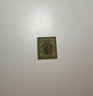 Ancien timbre Suisse Genève Poste Locale 5 Centimes non expertisé