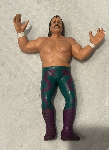 Vintage 1987 LJN WWF Jake The Snake Roberts Wrestl...