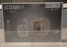 8-in-1 Smart Watch Ear Buds  8 Wrist Straps  brand New In Box  199 retail