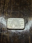 Rare Vintage 1981 1 Troy Ounce .999 Silver A-Mark Amark Chunky Ingot Style Bar