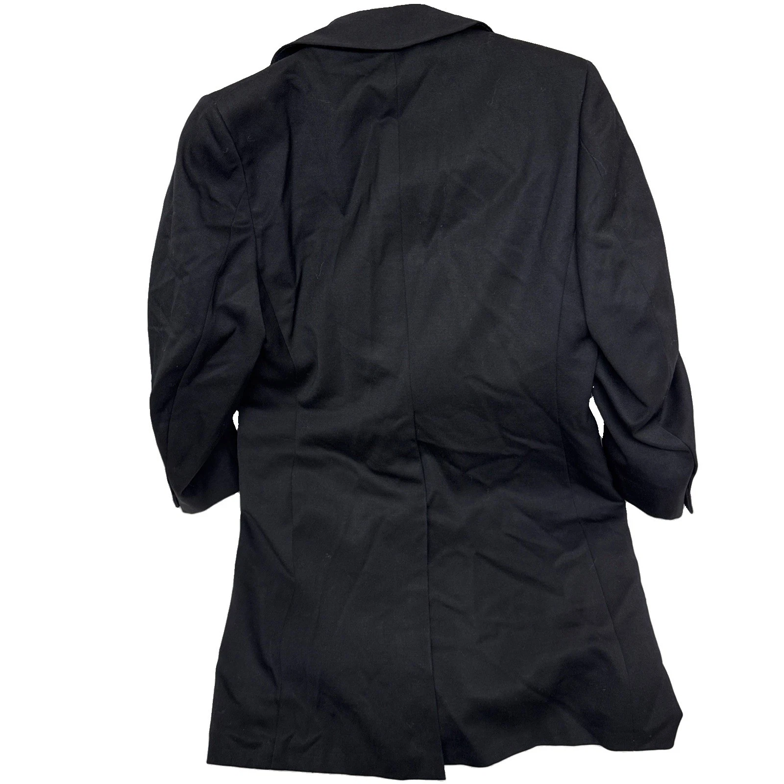 VTG Italian 60s Wool Overcoat Trench Gino di Firenze Size 40R *See Description image 10
