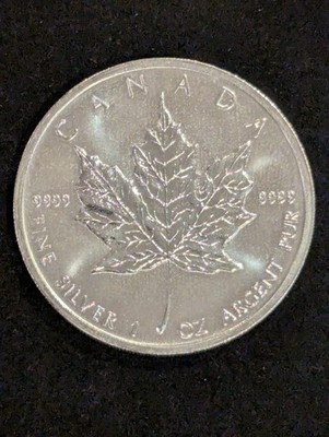 2012 Canada 1 oz Silver Maple Leaf BU  1 OUNCE SILVER #3