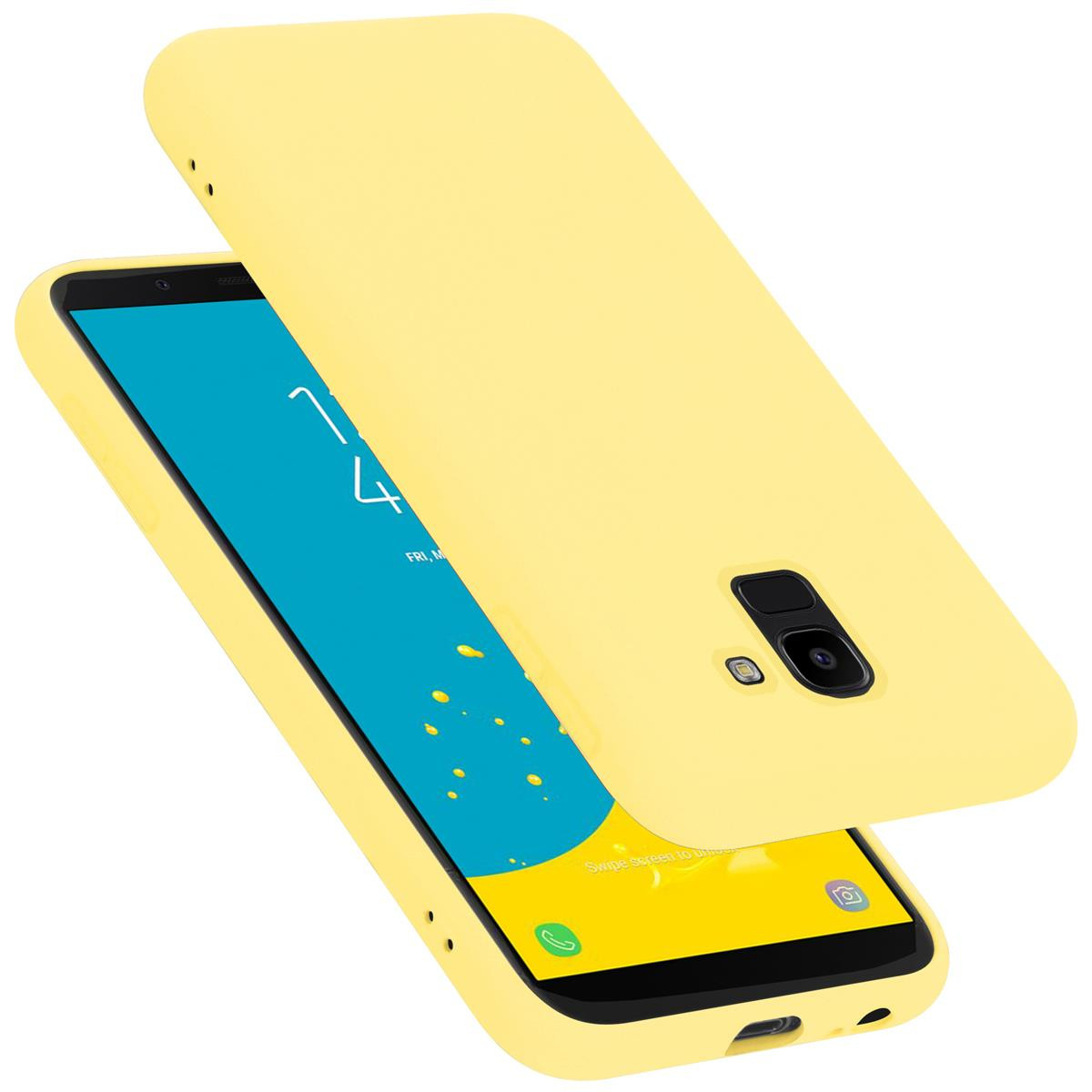 Case for Samsung Galaxy J6 2018 Protection Phone Cover TPU Silicone Liquid
