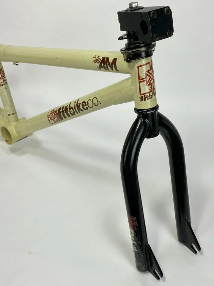 Cuadro horquilla Fit Bike Co AM 2005 extras Old Mid School BMX Freestyle Park Dirt OG Foto 2 de 4