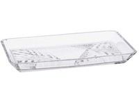 Serviertablett Servierteller Servierplatte Snackteller Teller 16X27 Cm Aus Glas