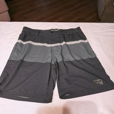 Maui And Sons Men  s 4 Way Stretch Series Men  s M Board Shorts Multi Blue