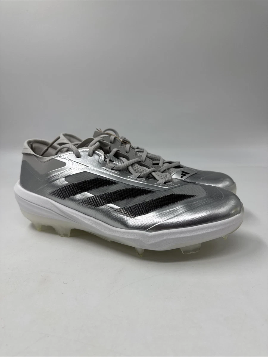 Adidas Adizero Impact TPU Baseball Cleats Silver/Gray JS3049  display picture 3