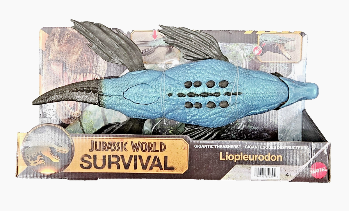 Jurassic World Survival Gigantic Thrashers Liopleurodon Dinosaur