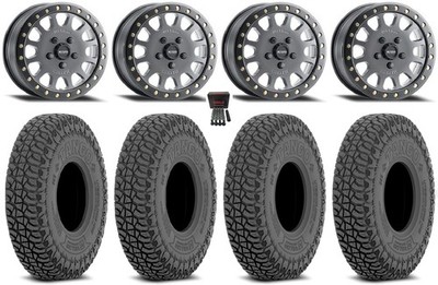 Method 401 Bdlk 15'' Wheels Ti 5+1 32'' Tango Tires UForce U10 Pro/U10 XL Pro