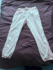 The Children's Place Girls Pink Solid Jogger Pants Elastic Waist Pull-On Size 16