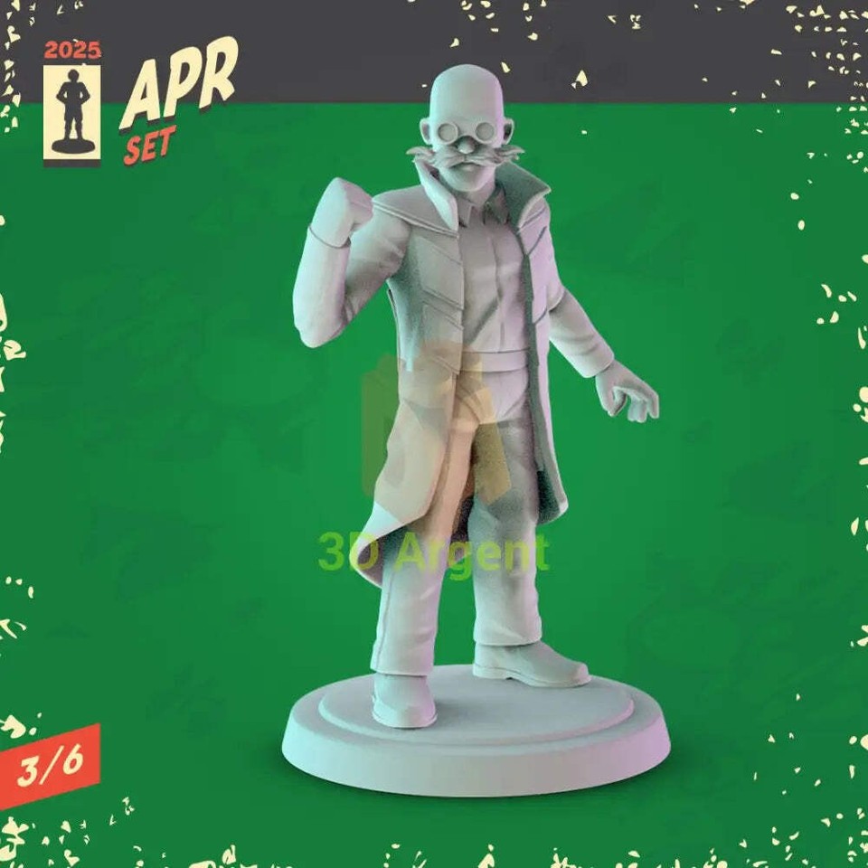 Jim Carrey Miniatures – The Mask Ace Ventura Riddler Robotnik 32 mm ...