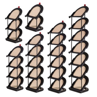 Multi Tiers Shoe Organizer Space Efficient Functional Household Storage Rack