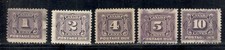 Canada, Posstage Due Stamps, No:J1 - J5, Used , $57.90