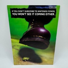 Nintendo Power Registration Card Flier Promotional Insert Promo Pamphlet - Rare