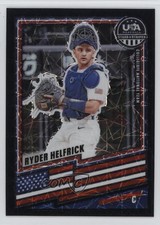 2026 Panini Stars & Stripes Prizm Black Velocity 30/39 Ryder Helfrick #156 0j81