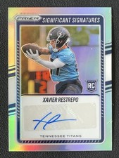 Xavier Restrepo 2025 Panini Prizm Football Significant Silver Auto RC #SSI-XRO