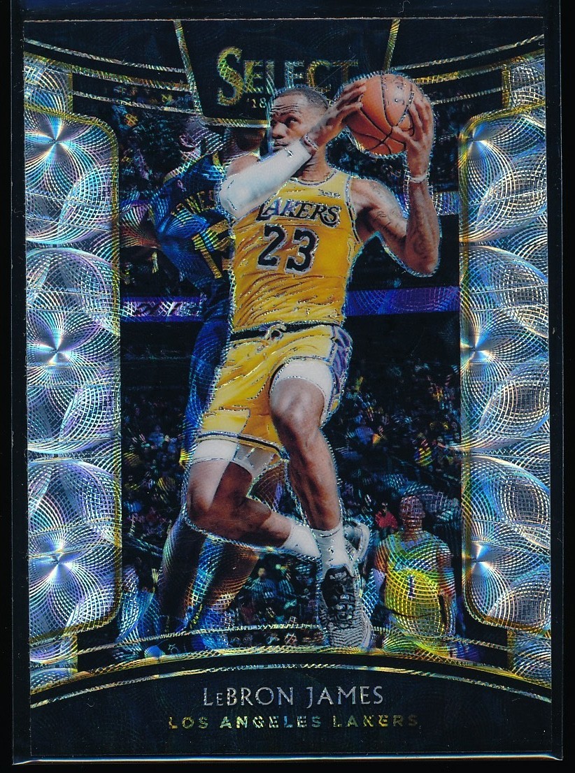 2018-19 Panini Select LeBron James #11 Concourse Scope Prizm Base Card