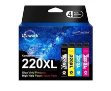 Uniform 220XL Ink Cartridge 4-Pack High Yield Compatible for Epson WF-2760