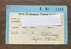 RARE 1974-75 Buffalo Sabres Season Ticket Holder PAIRED SEATS DANNY GARE DEBUT