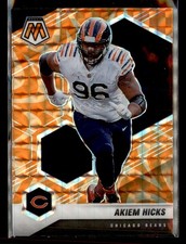 2021 Panini Mosaic #45 Akiem Hicks Prizm Reactive Orange