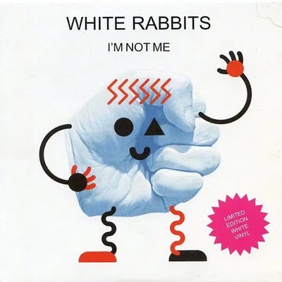 White Rabbits Im Not Me WHITE VINYL Vinyl Single 7inch NEAR MINT Mute