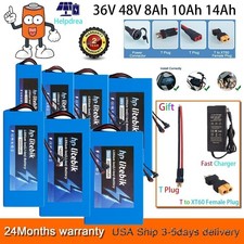 36V 48V 8/10/14/20AH Lithium Battery BMS for 0-1500W Ebike Electric Bicycle Bike
