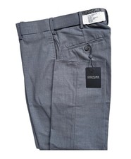 New Men's Couture 1910 Grey Slim Fit Dress Pants 32" Waist Long Rise