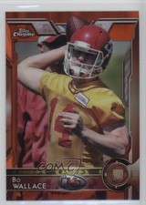 2015 Topps Chrome Rookies Orange Refractor Bo Wallace #188 9t3