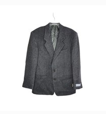 Yves Saint Laurent YSL Cashmere Wool Sport Coat Blazer Herringbone 42R