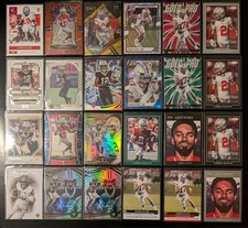 24-Card Chris Olave lot: includes RCs, parallels, inserts & metals