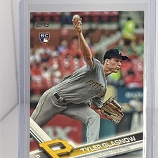 Topps 2017 Tyler Glasnow #349 Pittsburgh Pirates Rookie MLB Baseball Card