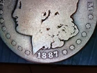 1887-O Morgan Silver Dollar - 90% Silver
